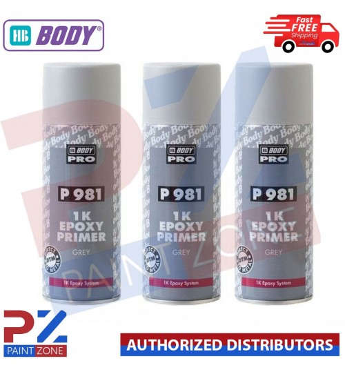 3X HB BODY PRO P981 EPOXY PRIMER AEROSOL (400ML)